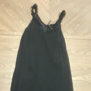 Black Midi Cocktail Comisole Dress Size 0
